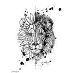 'Two Faced Lion' Art Print
