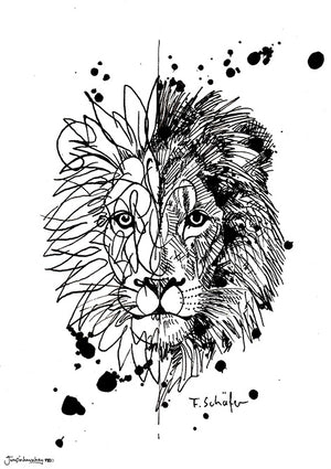 How to Draw a Lion Full Body Step by Step - EasyDrawingTips