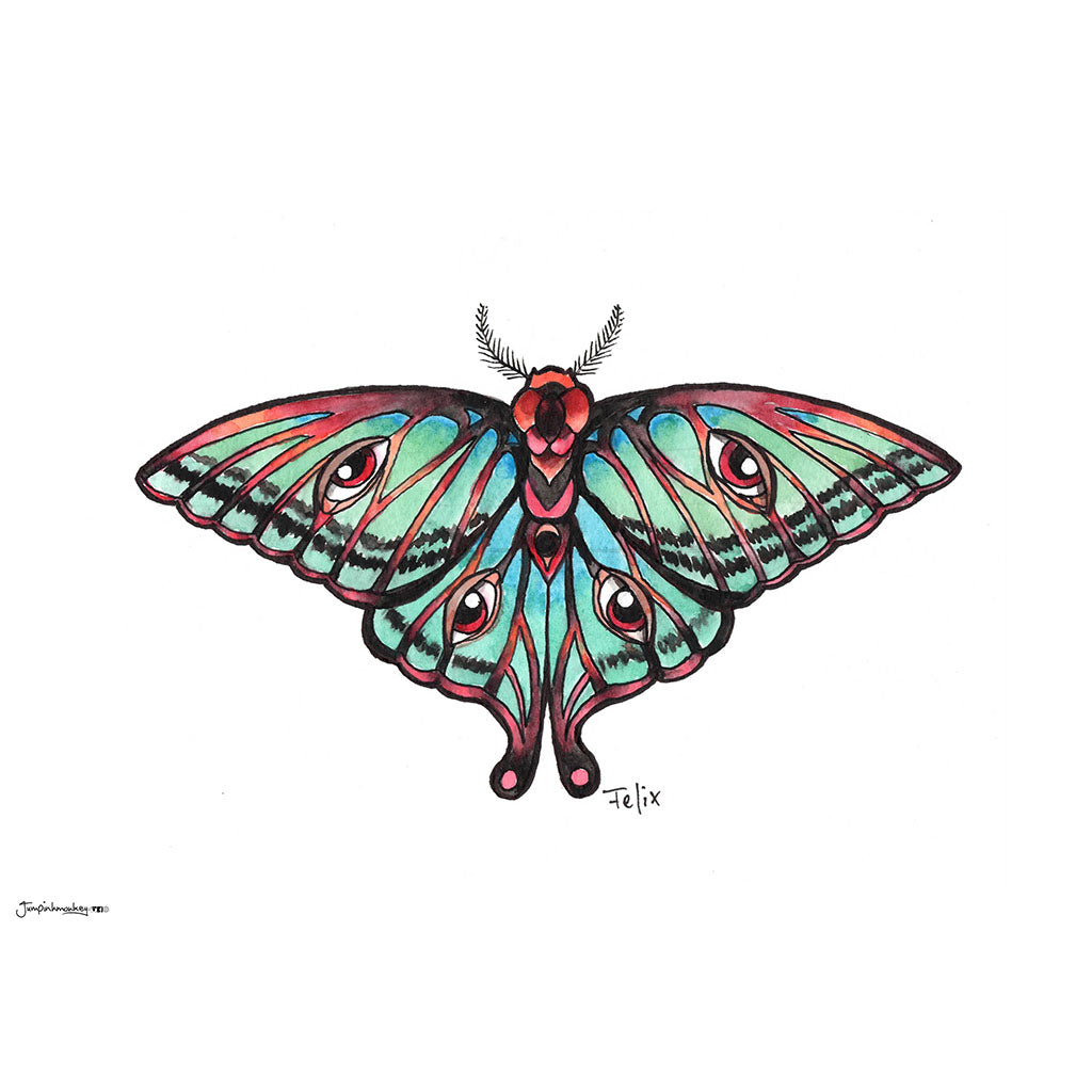 'Moth' Art Print