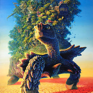 'Treehouse Tortoise' Art Print