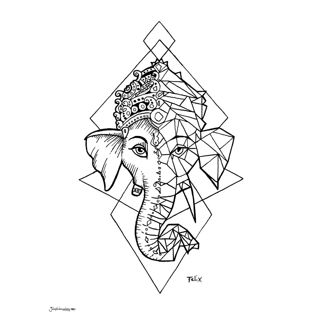 'Ganesh' Art Print