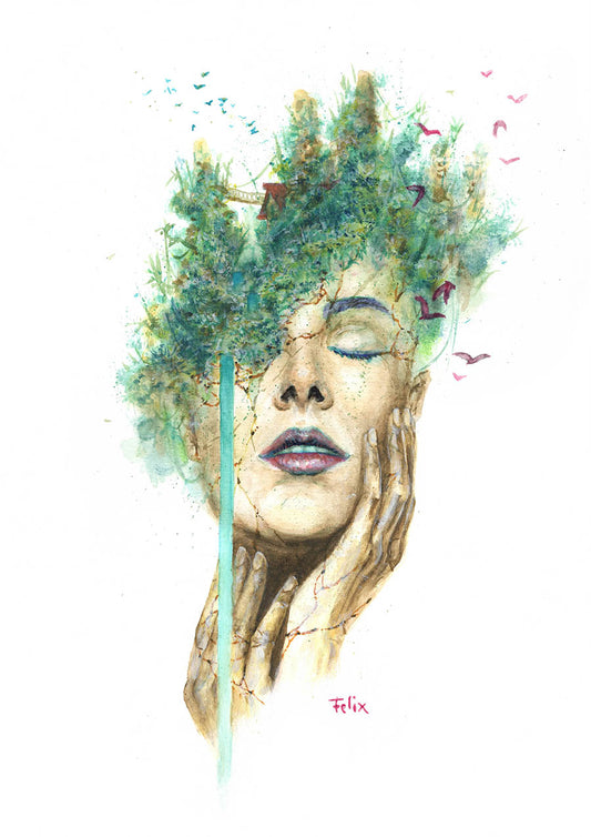 'The Bird Nest' Art Print