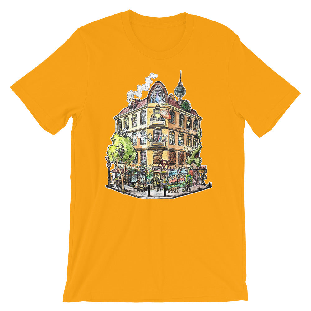 Berlin Eckhaus Kurzarm Unisex T-Shirt