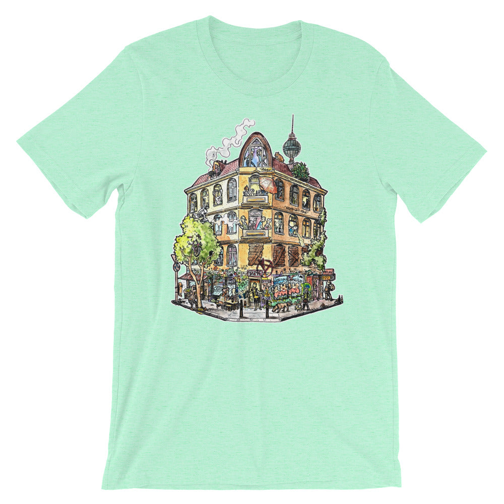 Berlin Eckhaus Kurzarm Unisex T-Shirt