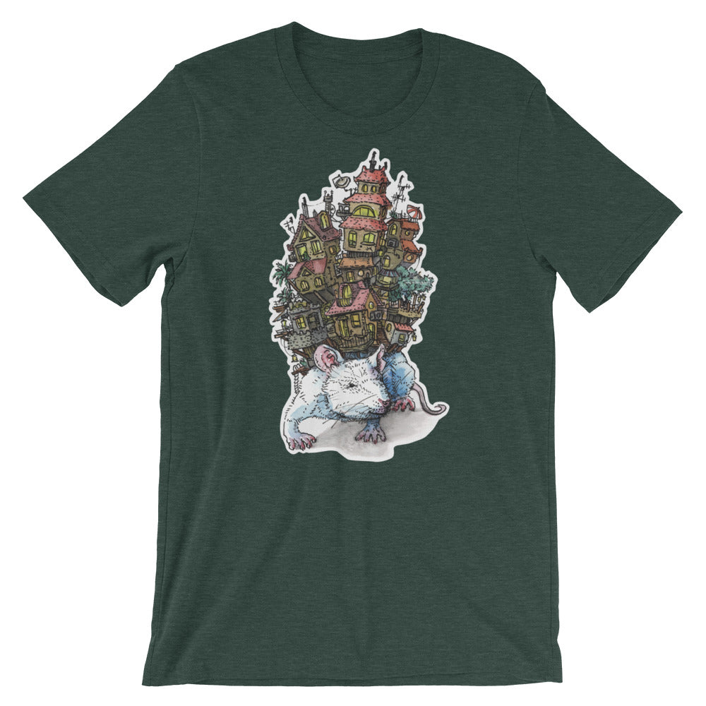 Rattenkönig Kurzarm-Unisex T-Shirt
